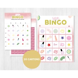 bingo theme spa pour anniversaire