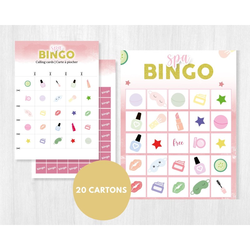 bingo theme spa pour anniversaire