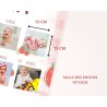 panneau photo bébé theme fraise
