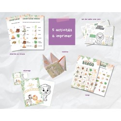 Organiser un Anniversaire Safari & Jungle : Kit 6 en 1 à Imprimer