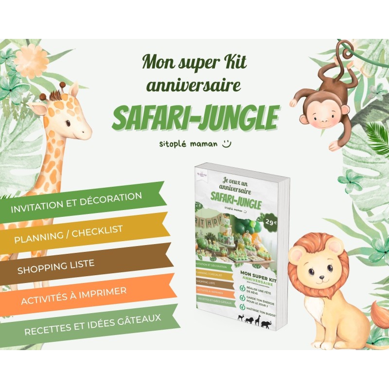 organiser un anniversaire safari sans stress