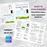 gazette à imprimer modifiable
