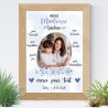 Cadeau maîtresse | Affiche personnalisable | Template Canva