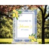 panneau de bienvenue dolce vita- anniversaire, baby shower, baptême