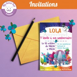 Kit A Imprimer Pour Anniversaire Theme Trolls