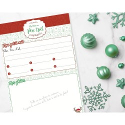 Lettre au Père Noël gratuite à imprimer