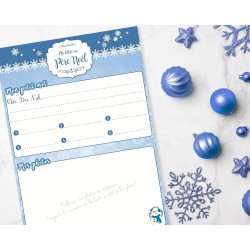 Lettre au Père Noël gratuite à imprimer