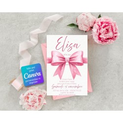 Invitation digitale petit noeud